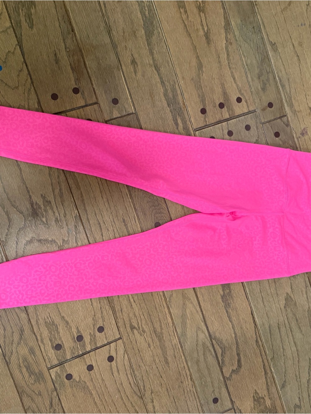 ZYIA Neon Pink Patterned Leggings
